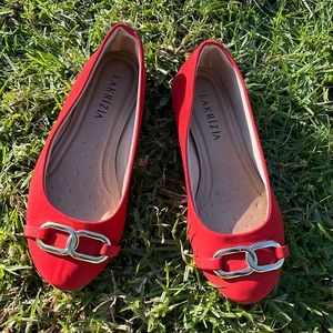 Red Brazilian super cute shoes. Super comfortable. Very good condition.